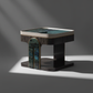 Roman Temple End Table - Chiaroscuro