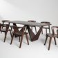 Romont Mid-Century Modern 7PC Dining Table Set Chiaroscuro