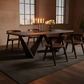 Romont Mid-Century Modern 7PC Dining Table Set Lifestyle 3