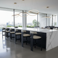 Selene Bar Stools in Modern Kitchen