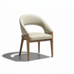 Selma Wood Dining Chair - 白底阴影