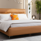 Sienna Modern Leather Bed - Angle 2