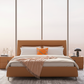 Sienna Modern Leather Bed - Lifestyle 1