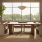 Sienna Solid Wood Dining Table - Lifestyle 1