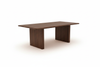 Sienna Solid Wood Dining Table - White BG 1