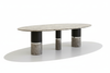 Silver Star Dining Table - Pure White Background