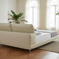 Sleek Horizon Leather Bed - Angle 3