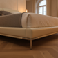 Sleek Horizon Leather Bed - Angle 4
