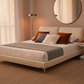 Sleek Horizon Leather Bed - Lifestyle 3
