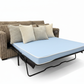 Sofa Bed - Blue Mattress White Border No Plastic