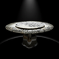 Sofita Beige Marble Dining Table - Dramatic Mirror Reflections