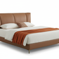 Solvan Leather Crown Bed with Diffused Shadow
