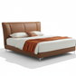 Solvan Leather Crown Bed with Medium Shadow