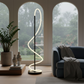 Spiral Glow LED Floor Lamp - Lifestyle 7