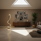 Spiral Glow LED Floor Lamp - Lifestyle 8