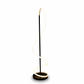 Spiral Glow LED Floor Lamp White Background