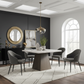 Square Marble Inset Dining Table - Lifestyle 2