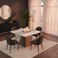 Square Marble Inset Dining Table - Lifestyle 3
