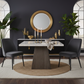 Square Marble Inset Dining Table - Lifestyle 4