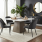 Square Marble Inset Dining Table - Lifestyle 5