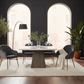 Square Marble Inset Dining Table - Lifestyle 6