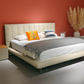 Stitch Platform Bed in Coral Room