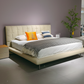 Stitch Platform Bed in Lavender Room