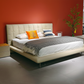 Stitch Platform Bed in Terracotta Room