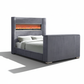 Sumter Contemporary Bed with Fireplace & TV Lift - Product Shot 2