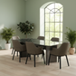 Tapaz Dining Table - Sage Green Space