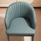 Teal Barrel-Back Dining Chair - Angle 4