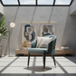 Teal Barrel-Back Dining Chair - Lifestyle 2