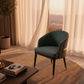 Teal Barrel-Back Dining Chair - Lifestyle 3