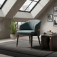 Teal Barrel-Back Dining Chair - Lifestyle 5