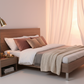 Timberline Modern Bed - Peachy Sunset Glow