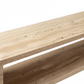 Travertine Console Table - Angle 1