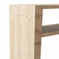 Travertine Console Table - Angle 2