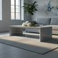 Trillium Marble Rectangle Coffee Table Angle 4