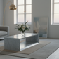 Trillium Marble Rectangle Coffee Table Lifestyle 2