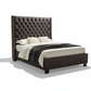 Tufted Wingback Platform Bed - Angular Shadow