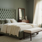 Tufted Wingback Platform Bed - Contemporary Luxury Morning
