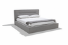 Urban Calm Upholstered Bed - Angular Shadow