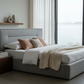 Urban Calm Upholstered Bed - Morning Mist