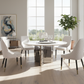 Valta Marble Round Dining Table - Minimalist Interior