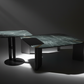 Verdant Marble Coffee & Side Table Set - Moody Studio