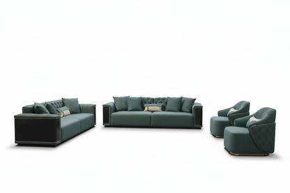 Verde Majestic Sofa Set 高清白底图