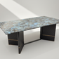 Verde Oasis Marble Dining Table Chiaroscuro