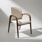 Walnut Arch Arm Dining Chair - Chiaroscuro