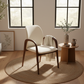 Walnut Arch Arm Dining Chair - Lifestyle 3