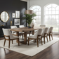 Walnut H-Trestle Dining Set - Lifestyle 2
